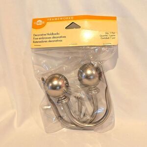 Holdbacks for Curtains NWOT!